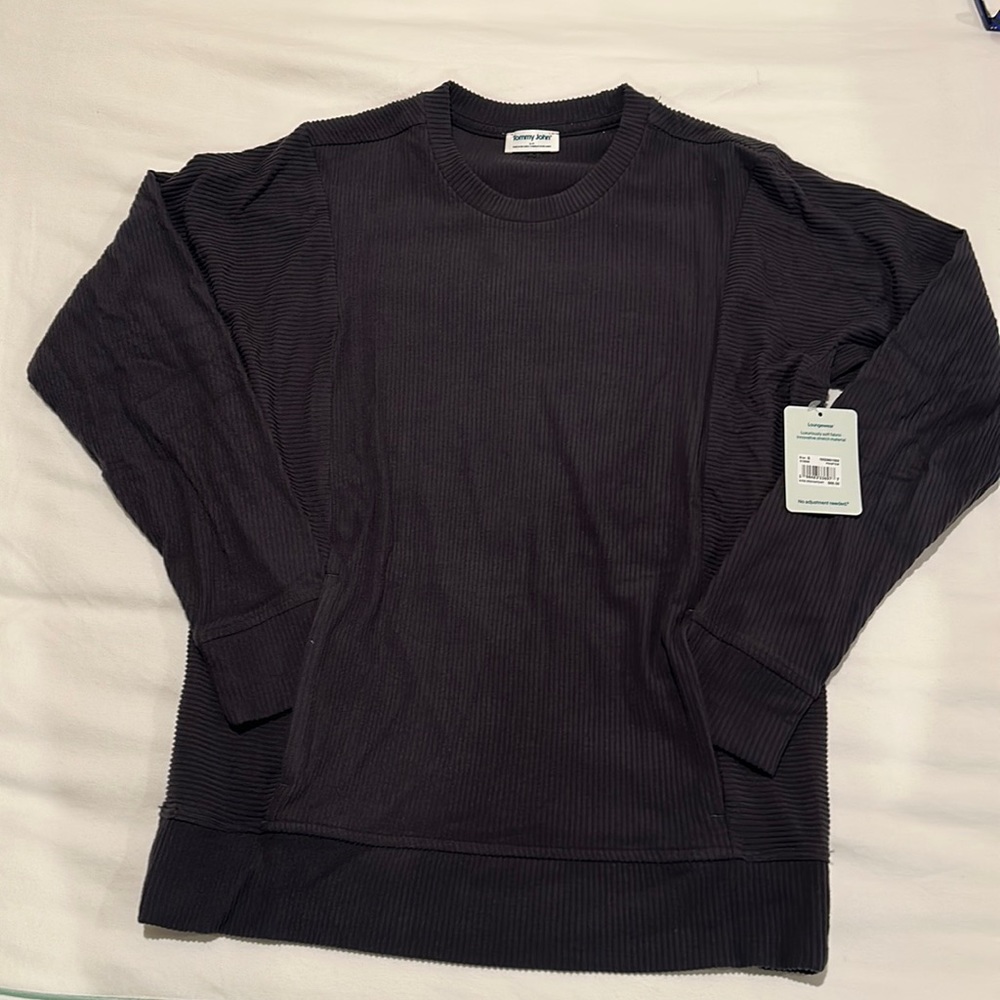 Tommy John Women's Zen Ribbed Crew Neck Sweatshirt